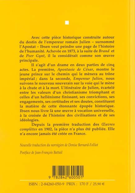 Produktbild: Empereur et galil&eacute;en