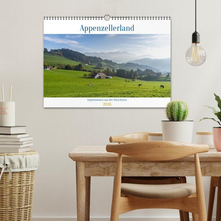 Produktbild: Appenzellerland (Wandkalender 2026 DIN A3 quer), CALVENDO Monatskalender
