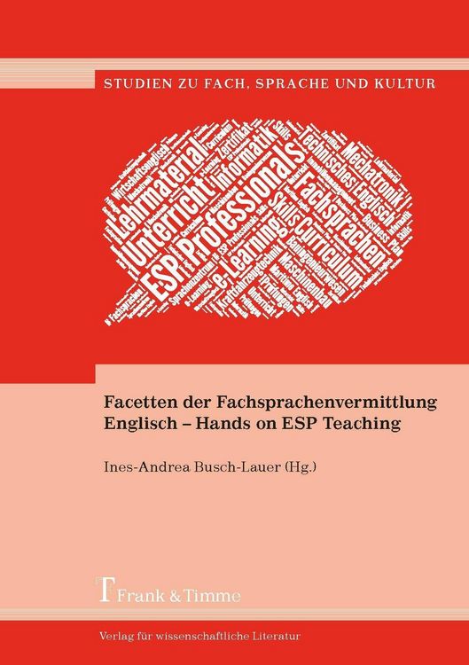 Produktbild: Facetten der Fachsprachenvermittlung Englisch - Hands on ESP Teaching