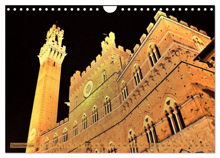 Produktbild: Sehnsucht nach SIENA (Wandkalender 2026 DIN A4 quer), CALVENDO Monatskalender