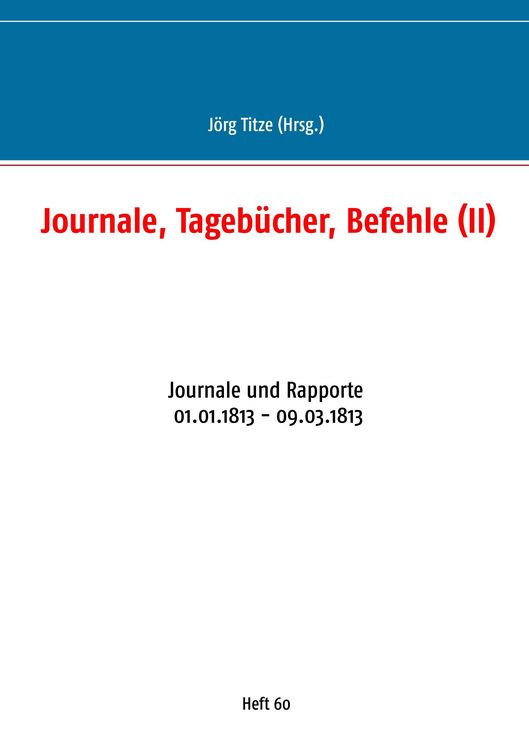 Produktbild: Journale, Tageb&uuml;cher, Befehle (II)