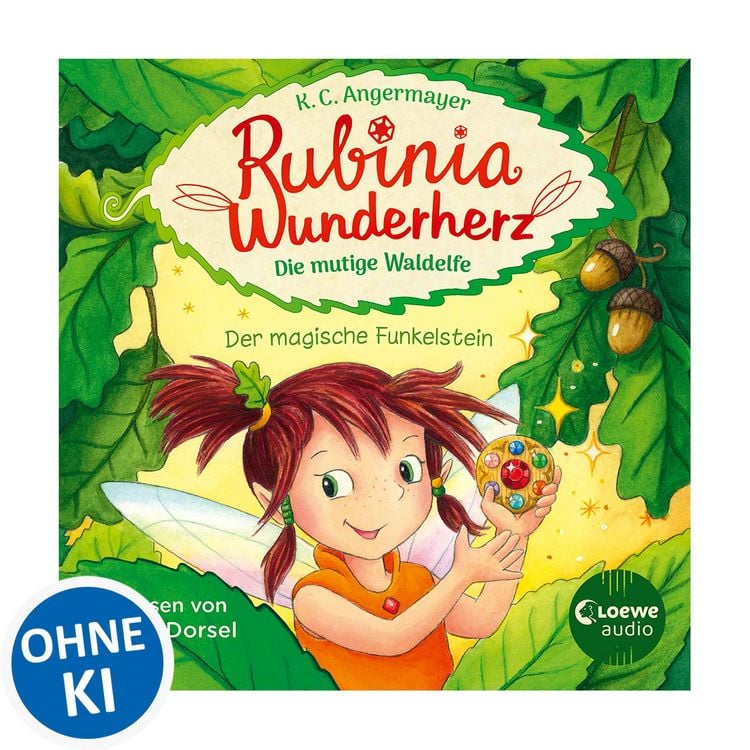 Produktbild: Rubinia Wunderherz, die mutige Waldelfe (Band 1) - Der magische Funkelstein