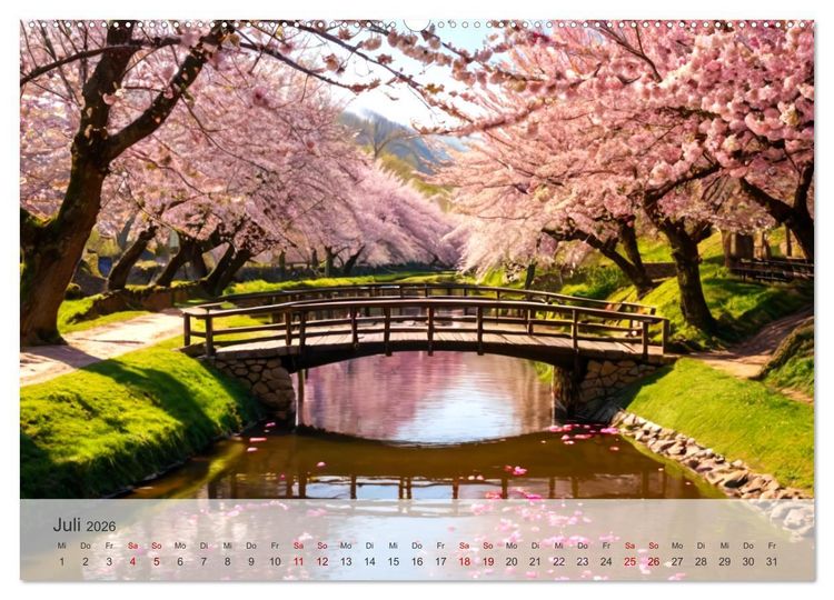 Produktbild: Fl&uuml;sse der Fantasie (hochwertiger Premium Wandkalender 2026 DIN A2 quer), Kunstdruck in Hochglanz