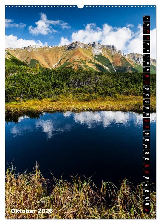 Produktbild: Impressionen aus der Tatra (Wandkalender 2026 DIN A2 hoch), CALVENDO Monatskalender