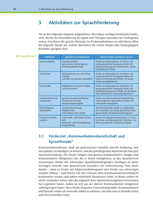 Produktbild: Aktivit&auml;ten zur Sprachf&ouml;rderung