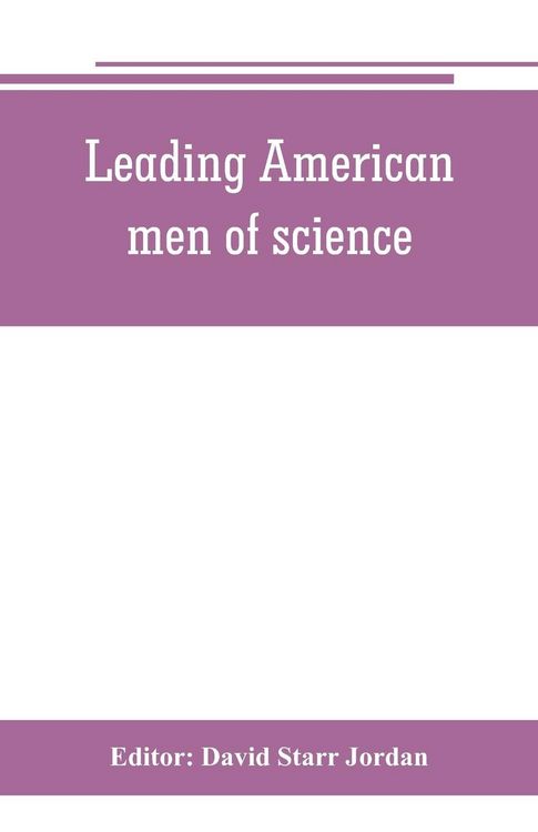Produktbild: Leading American men of science