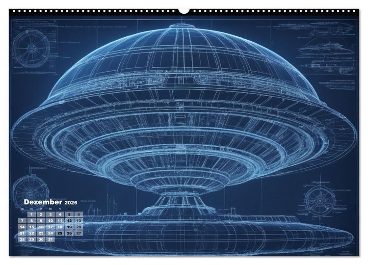 Produktbild: Steampunk - Blaupausen (hochwertiger Premium Wandkalender 2026 DIN A2 quer), Kunstdruck in Hochglanz