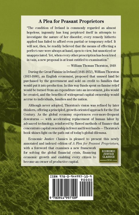 Produktbild: A Plea for Peasant Proprietors