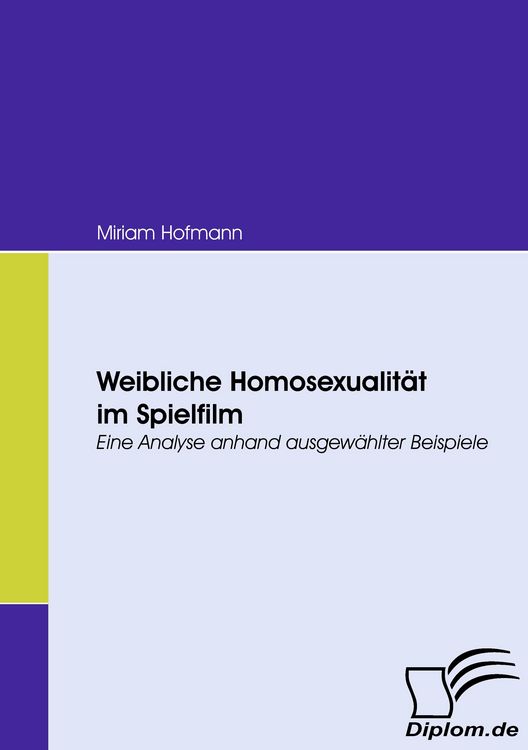 Produktbild: Weibliche Homosexualit&auml;t im Spielfilm