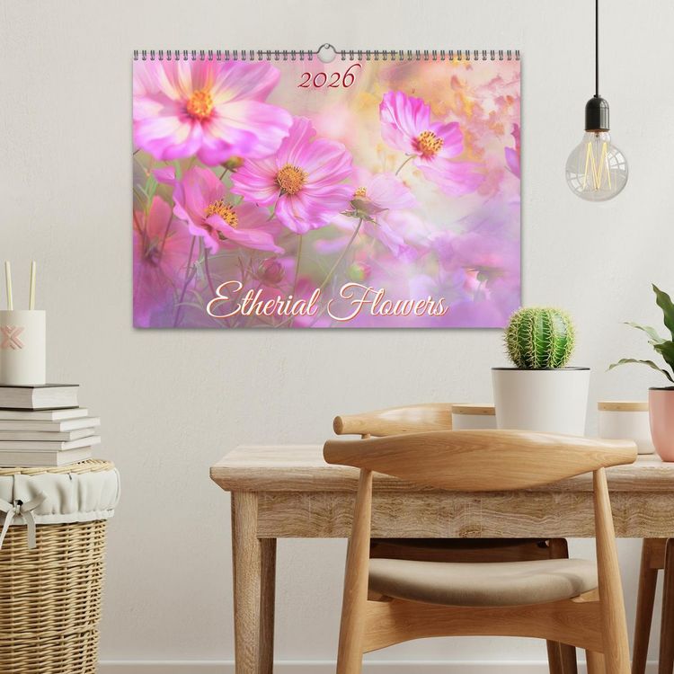 Produktbild: Etherial flowers (Wall Calendar 2026 DIN A3 landscape), CALVENDO 12 Month Wall Calendar