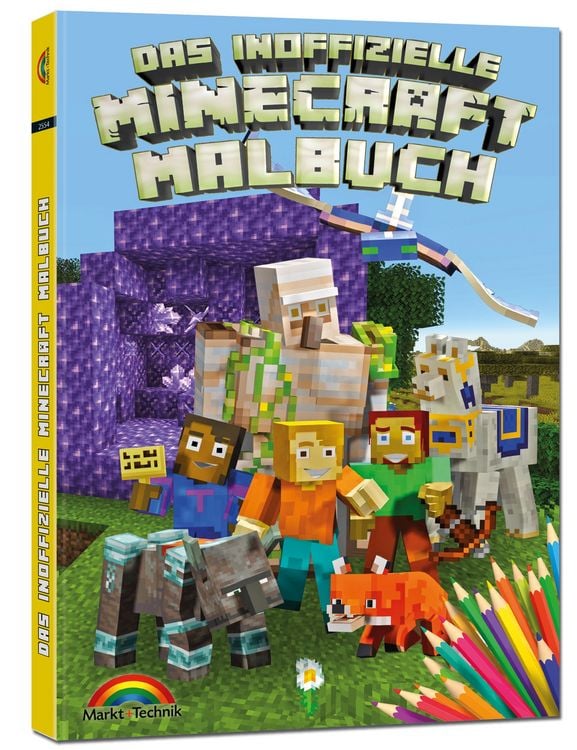 Produktbild: Das inoffizielle Minecraft Malbuch f&uuml;r Kinder und Jugendliche - zum Ausmalen der Minecraft Welt