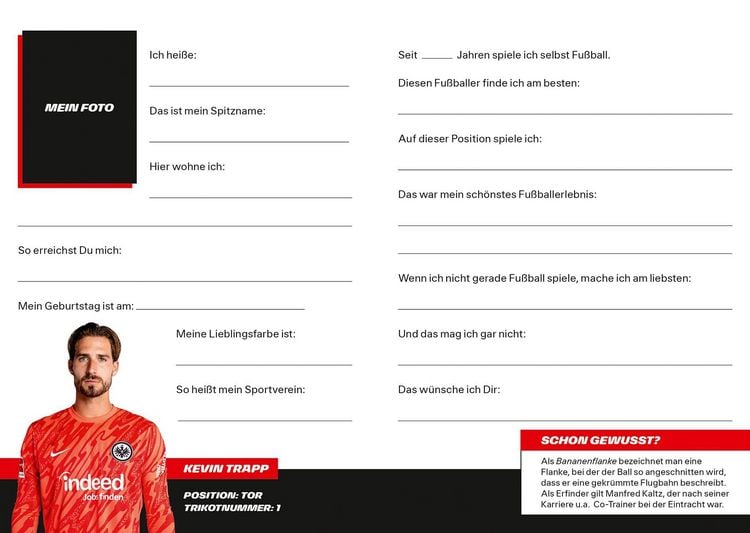 Produktbild: Eintracht Frankfurt: Meine Freunde - Das offizielle Eintracht Frankfurt Freundebuch