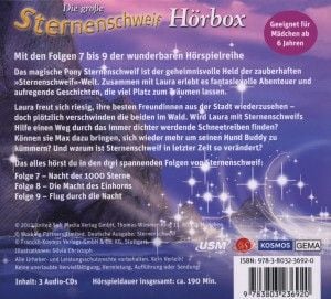 Produktbild: Die gro&szlig;e Sternenschweif H&ouml;rbox Folgen 7-9 (3 Audio CDs)