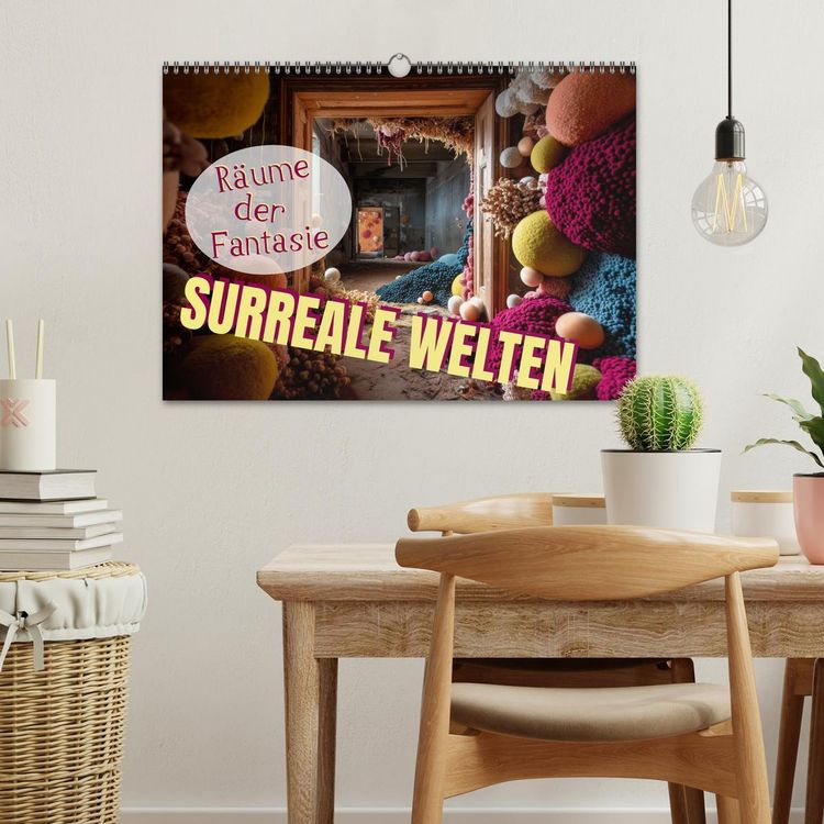 Produktbild: Surreale Welten. R&auml;ume der Fantasie (Wandkalender 2026 DIN A3 quer), CALVENDO Monatskalender