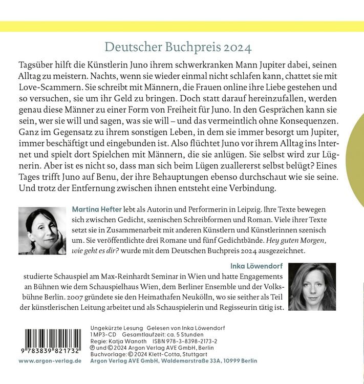 Produktbild: Hey guten Morgen, wie geht es dir?