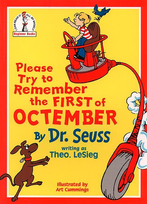 Produktbild: Dr. Seuss: Please Try to Remember the First of Octember