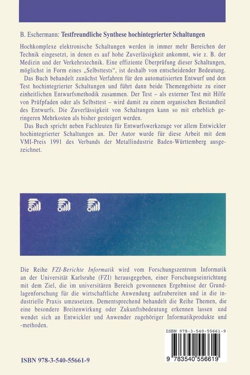 Produktbild: Testfreundliche Synthese hochintegrierter Schaltungen