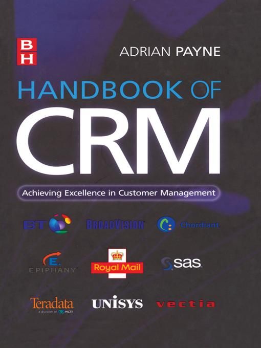 Produktbild: Handbook of CRM