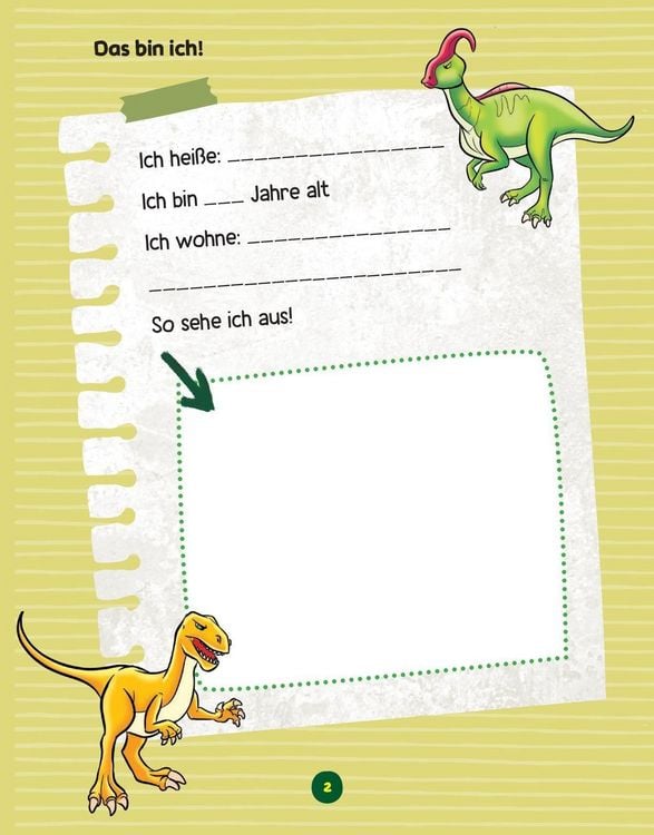 Produktbild: Mein gro&szlig;es Spa&szlig;- und R&auml;tselbuch Dinosaurier