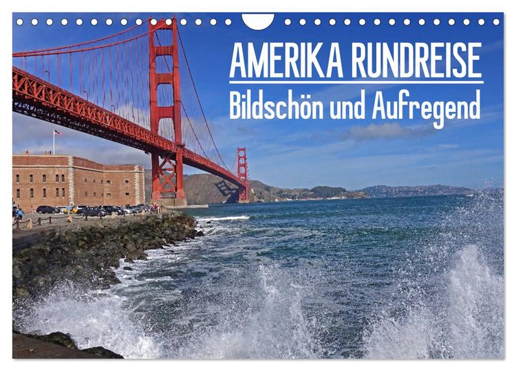Produktbild: AMERIKA RUNDREISE Bildsch&ouml;n und Aufregend. Entdecke den S&uuml;dwesten der USA (Wandkalender 2026 DIN A4 quer), CALVENDO Monatskalender