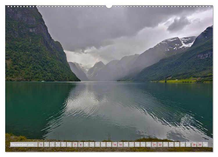 Produktbild: Die Farben Norwegens (Wandkalender 2026 DIN A2 quer), CALVENDO Monatskalender
