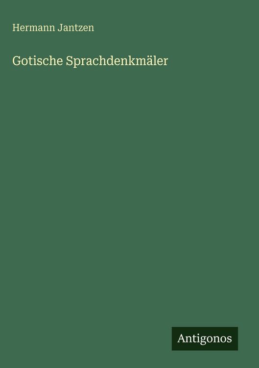 Produktbild: Gotische Sprachdenkm&auml;ler