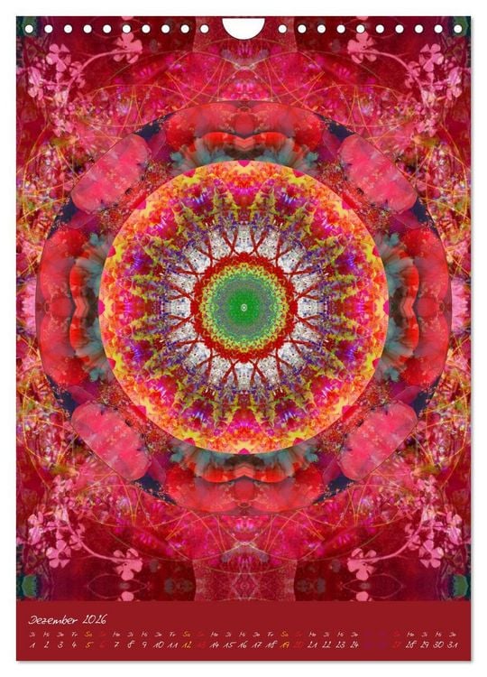 Produktbild: Bl&uuml;hende Mandalas (Wandkalender 2026 DIN A4 hoch), CALVENDO Monatskalender