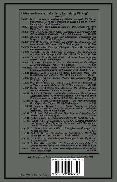 Produktbild: &Uuml;ber die spezielle und die allgemeine Relativit&auml;tstheorie