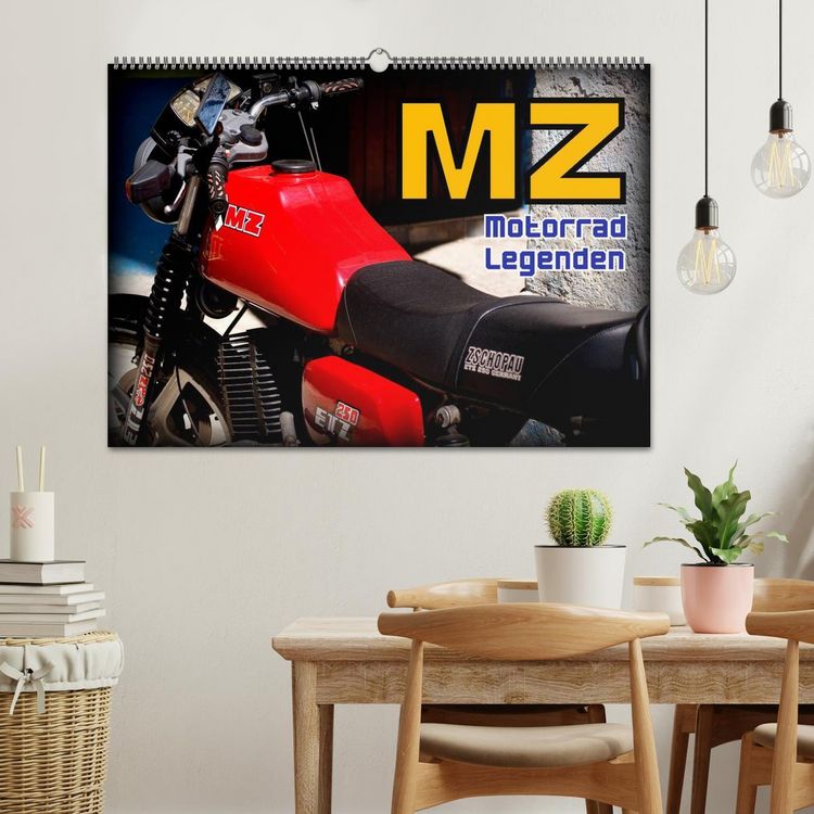 Produktbild: Motorrad-Legenden - MZ (Wandkalender 2026 DIN A2 quer), CALVENDO Monatskalender