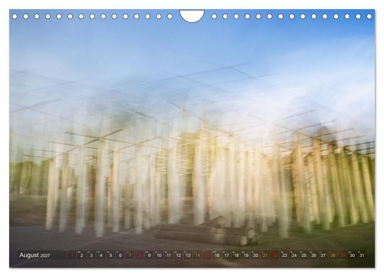 Produktbild: Experimentelle Fotografie - Schl&ouml;sser und Parks in Stuttgart (Wandkalender 2027 DIN A4 quer), CALVENDO Monatskalender
