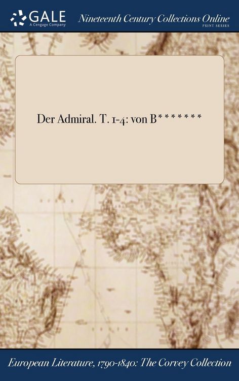 Produktbild: Der Admiral. T. 1-4