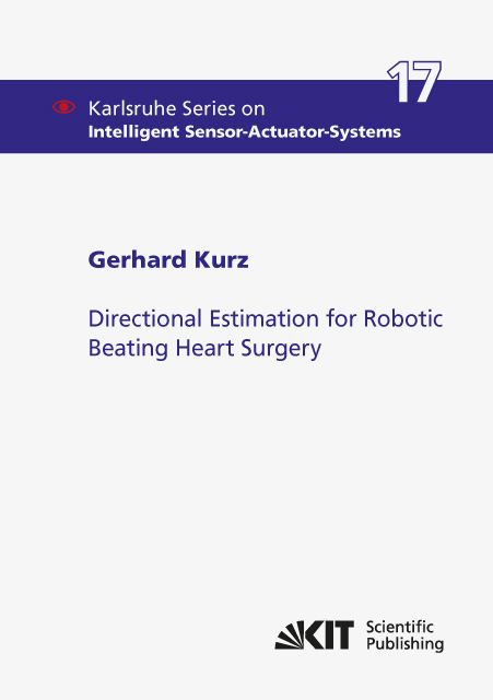 Produktbild: Directional Estimation for Robotic Beating Heart Surgery