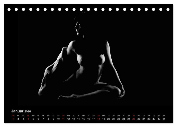 Produktbild: Kunstakt (Tischkalender 2026 DIN A5 quer), CALVENDO Monatskalender