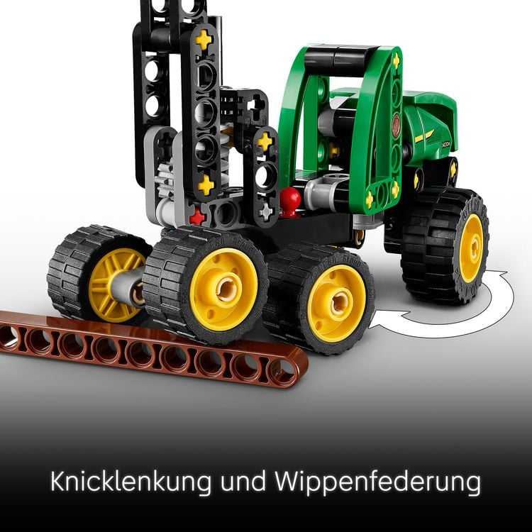 Produktbild: LEGO Technic 42218 John Deere 1470H Rad-Harvester, Kinder Spielzeug