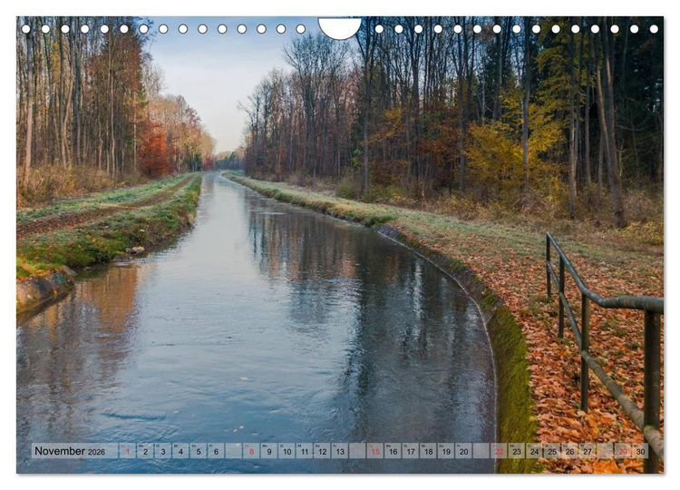 Produktbild: Augsburger Wasser (Wandkalender 2026 DIN A4 quer), CALVENDO Monatskalender