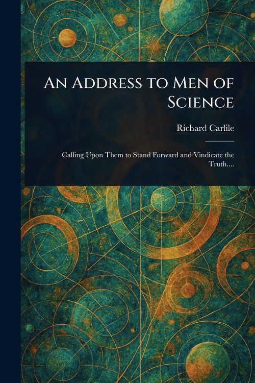 Produktbild: An Address to Men of Science