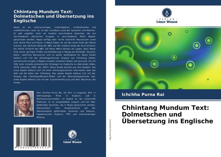 Produktbild: Chhintang Mundum Text: Dolmetschen und &Uuml;bersetzung ins Englische