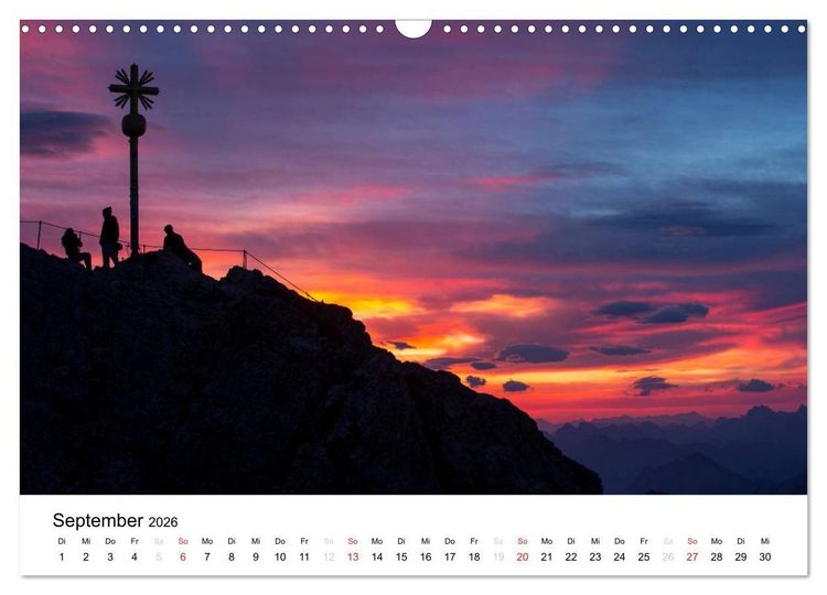 Produktbild: Zugspitz-Impressionen (Wandkalender 2026 DIN A3 quer), CALVENDO Monatskalender