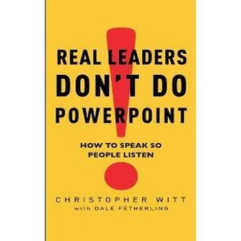 Produktbild: Real Leaders Don't Do PowerPoint