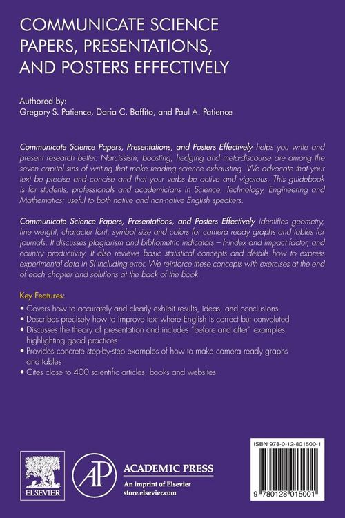 Produktbild: Communicate Science Papers, Presentations, and Posters Effectively
