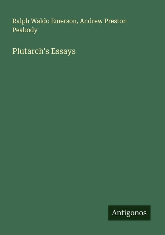 Produktbild: Plutarch's Essays