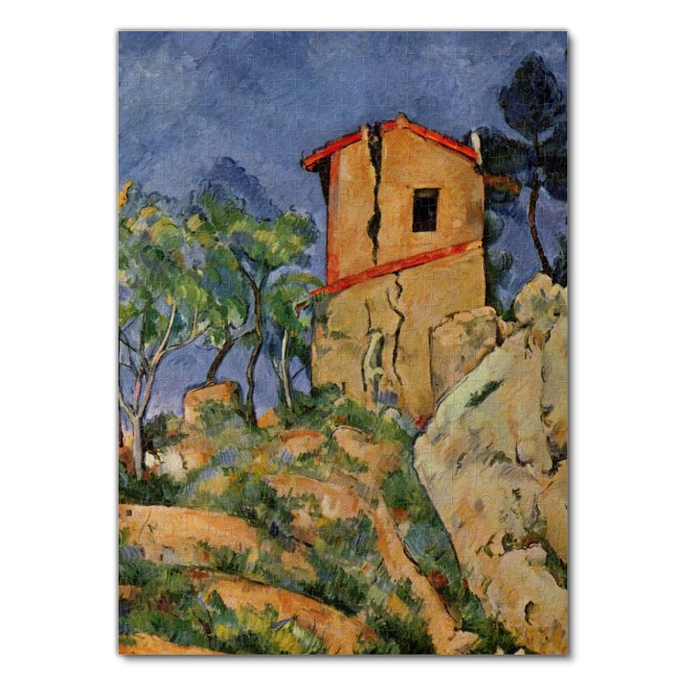Produktbild: Lais Puzzle Paul C&eacute;zanne - Das Haus mit geborstenen W&auml;nden 500 Teile
