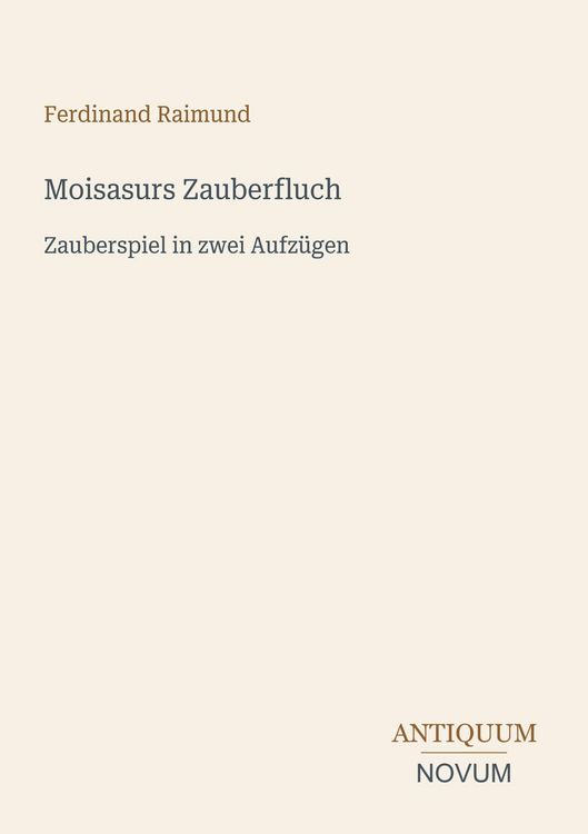 Produktbild: Moisasurs Zauberfluch
