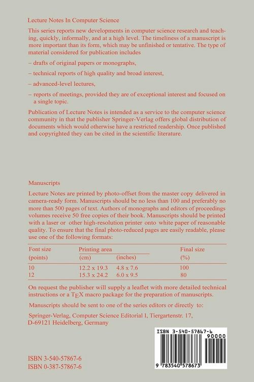 Produktbild: Recent Trends in Data Type Specification