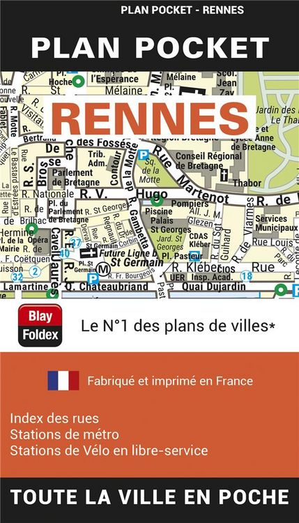 Produktbild: Rennes : Plan Pocket