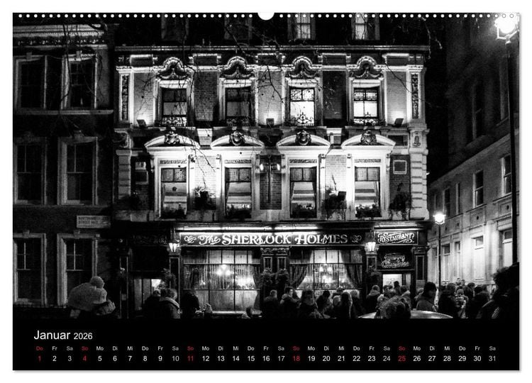 Produktbild: Unterwegs in London (Wandkalender 2026 DIN A2 quer), CALVENDO Monatskalender