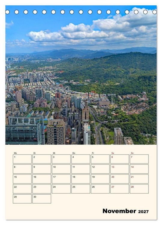 Produktbild: Taiwan &ndash; Traumreise durch Asiens Geheimtipp (Tischkalender 2027 DIN A5 hoch), CALVENDO Monatskalender