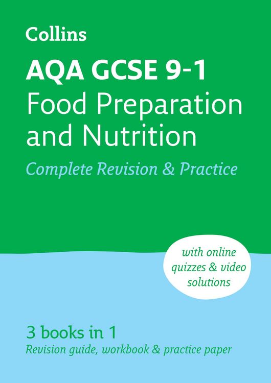 Produktbild: AQA GCSE 9-1 Food Preparation & Nutrition Complete Revision & Practice