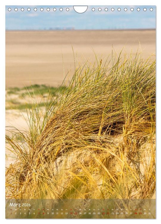 Produktbild: Nordfriesland, Zwischen St. Peter Ording und Sylt (Wandkalender 2026 DIN A4 hoch), CALVENDO Monatskalender
