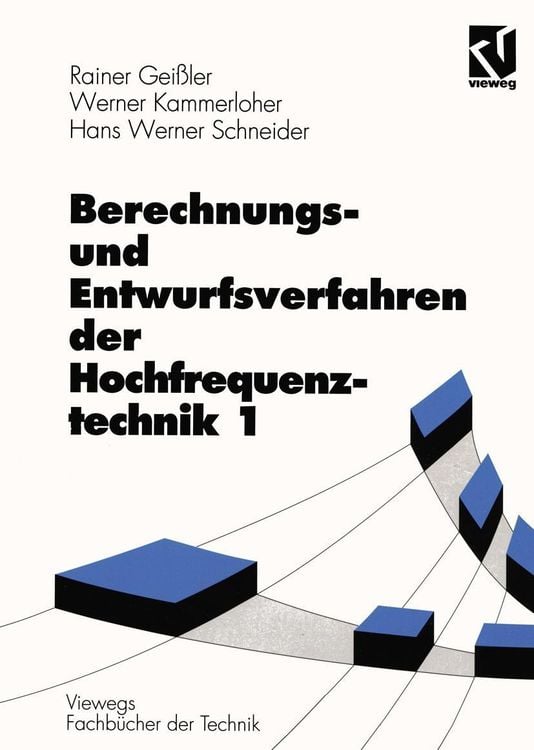 Produktbild: Berechnungs- und Entwurfsverfahren der Hochfrequenztechnik 1
